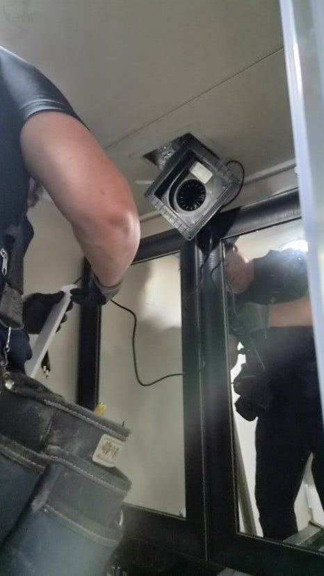 울산 북구 매곡동 월드메르디앙 화장실 환풍기 탄내 점검 현장